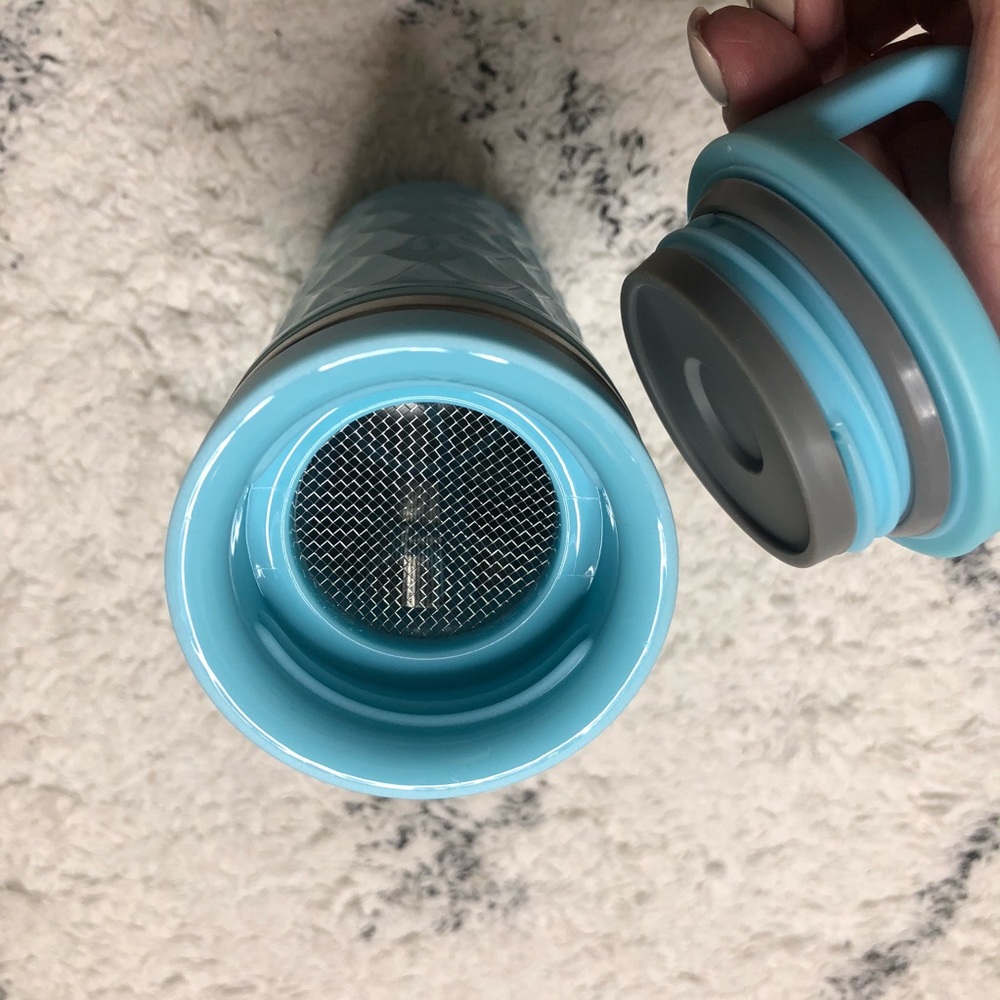 New Davids Tea Insulated Infuser Travel Tea Mug - Picture 4 of 7